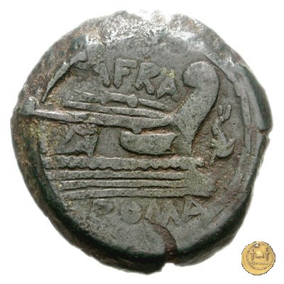 206/2 - asse Spurius Afranius 150 BC (Roma)