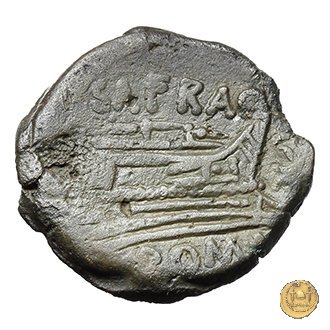 206/3 - semisse Spurius Afranius 150 BC (Roma)