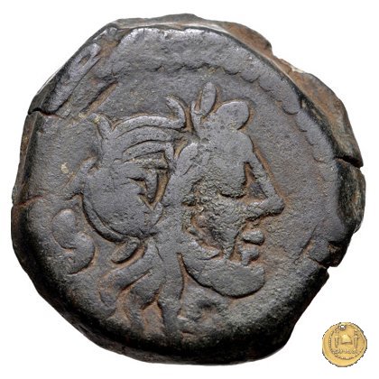 206/3 - semisse Spurius Afranius 150 BC (Roma)