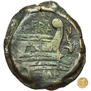 206/3 - semisse Spurius Afranius 150 BC (Roma)