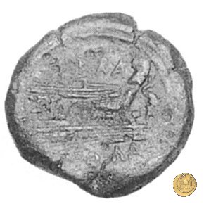 206/4 - triente Spurius Afranius 150 BC (Roma)