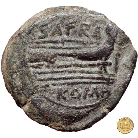 206/4 - triente Spurius Afranius 150 BC (Roma)