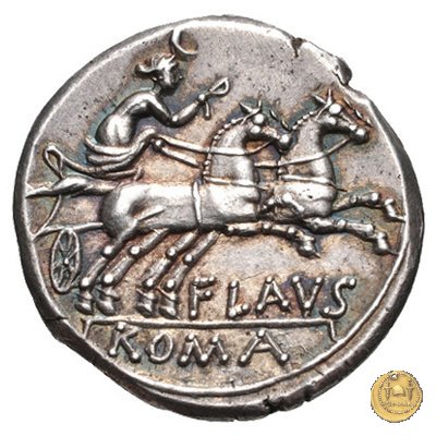 207/1 - denario C. Decimius Flavus 150 BC (Roma)