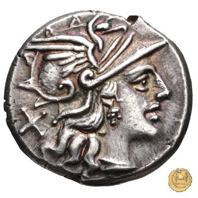 207/1 - denario C. Decimius Flavus 150 BC (Roma)