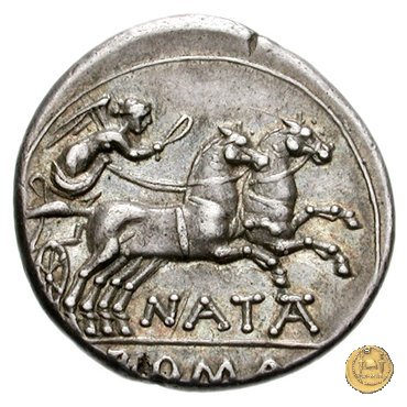 208/1 - denario Pinarius Natta 149 BC (Roma)