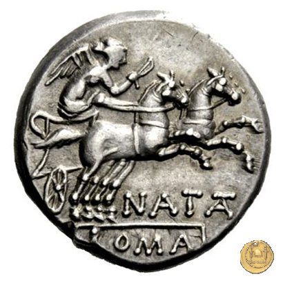 208/1 - denario Pinarius Natta 149 BC (Roma)