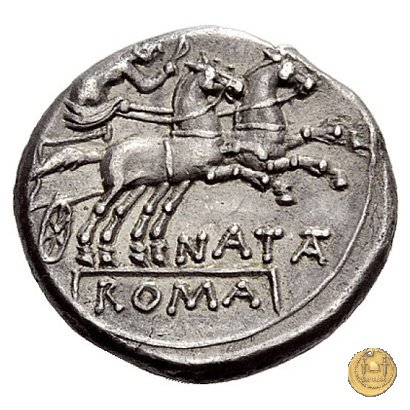 208/1 - denario Pinarius Natta 149 BC (Roma)