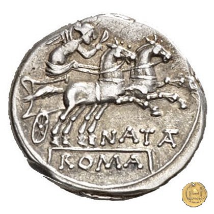 208/1 - denario Pinarius Natta 149 BC (Roma)