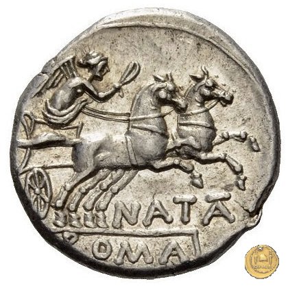 208/1 - denario Pinarius Natta 149 BC (Roma)