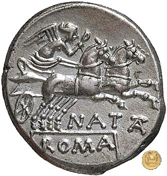 208/1 - denario Pinarius Natta 149 BC (Roma)