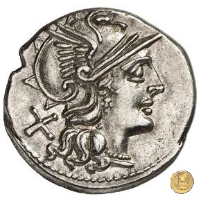 209/1 - denario L. Iteius (Iteilius o Itius) 149 BC (Roma)