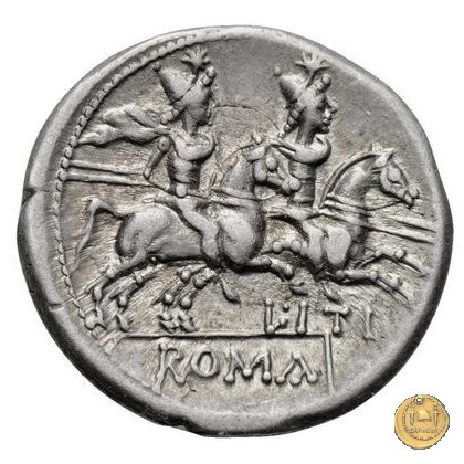 209/1 - denario L. Iteius (Iteilius o Itius) 149 BC (Roma)