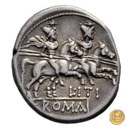 209/1 - denario L. Iteius (Iteilius o Itius) 149 BC (Roma)