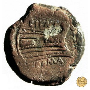 210/4 - triente C. Iunius C.f. 149 BC (Roma)