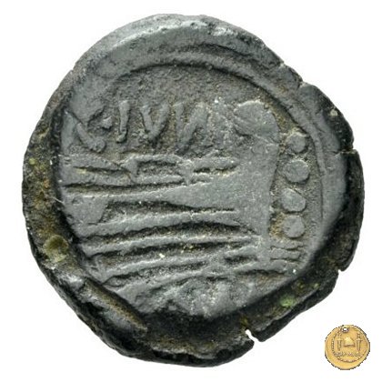 210/4 - triente C. Iunius C.f. 149 BC (Roma)