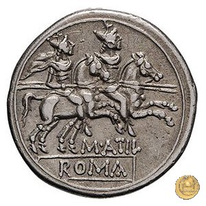 214/1 - denario M. Atilius Saranus 148 BC (Roma)