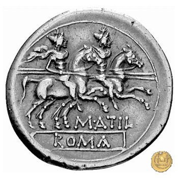 214/1 - denario M. Atilius Saranus 148 BC (Roma)