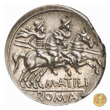 214/1 - denario M. Atilius Saranus 148 a.C. (Roma)