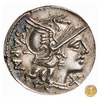 214/1 - denario M. Atilius Saranus 148 BC (Roma)