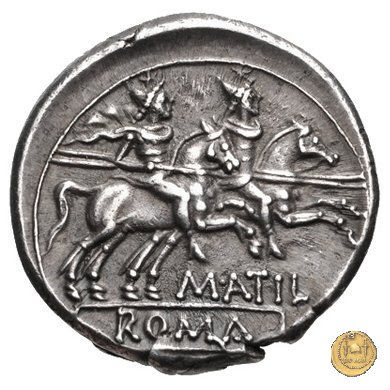 214/1 - denario M. Atilius Saranus 148 BC (Roma)