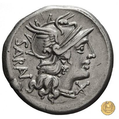 214/1 - denario M. Atilius Saranus 148 BC (Roma)