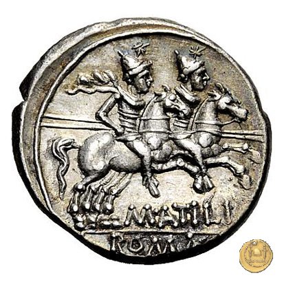 214/1 - denario M. Atilius Saranus 148 BC (Roma)