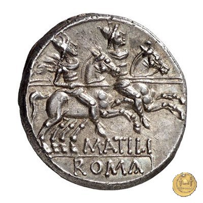 214/1 - denario M. Atilius Saranus 148 BC (Roma)