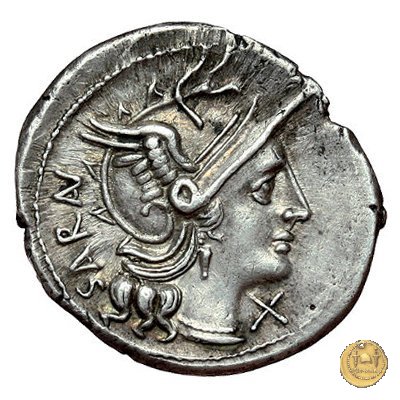 214/1 - denario M. Atilius Saranus 148 BC (Roma)