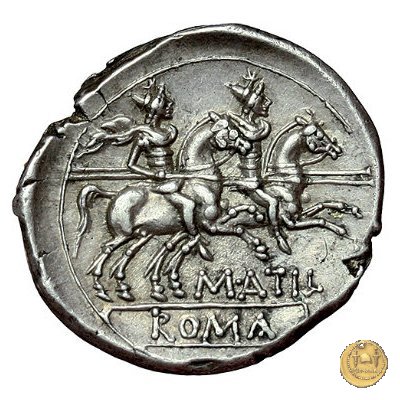 214/1 - denario M. Atilius Saranus 148 BC (Roma)