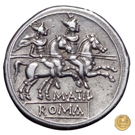 214/1 - denario M. Atilius Saranus 148 BC (Roma)