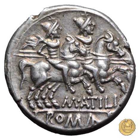 214/1 - denario M. Atilius Saranus 148 BC (Roma)