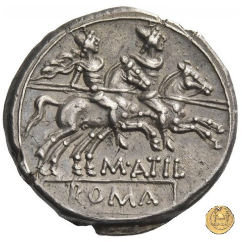 214/1 - denario M. Atilius Saranus 148 BC (Roma)