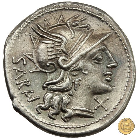 214/1 - denario M. Atilius Saranus 148 BC (Roma)