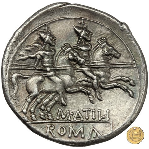 214/1 - denario M. Atilius Saranus 148 BC (Roma)