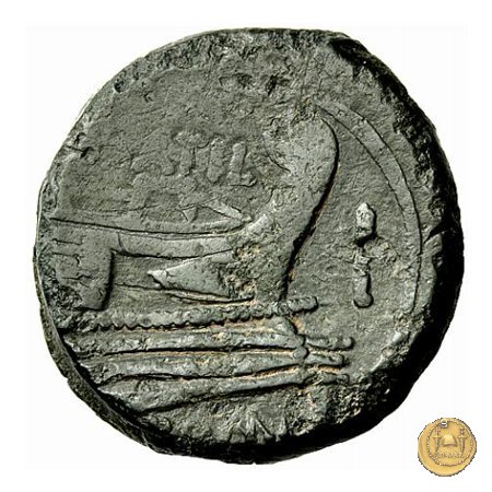 214/2 - asse M. Atilius Saranus 148 BC (Roma)