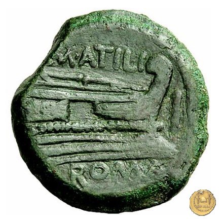 214/2 - asse M. Atilius Saranus 148 BC (Roma)