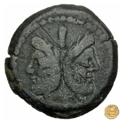 214/2 - asse M. Atilius Saranus 148 BC (Roma)