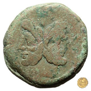 214/2 - asse M. Atilius Saranus 148 BC (Roma)