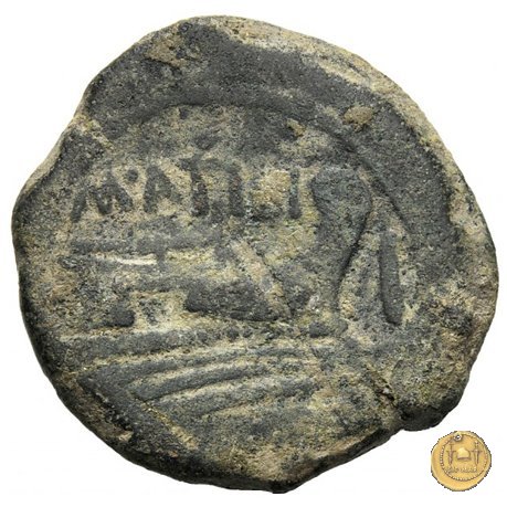 214/2 - asse M. Atilius Saranus 148 BC (Roma)