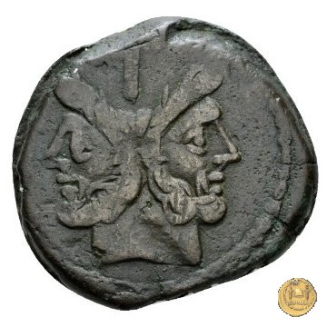 214/2 - asse M. Atilius Saranus 148 BC (Roma)