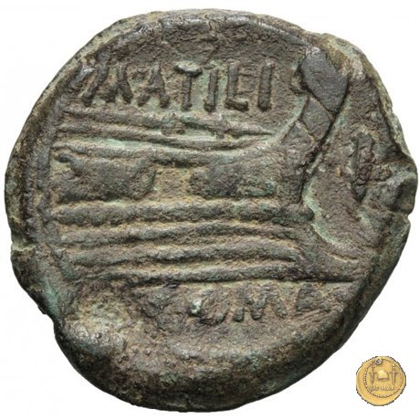 214/2 - asse M. Atilius Saranus 148 BC (Roma)