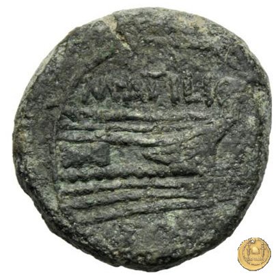 214/3 - semisse M. Atilius Saranus 148 BC (Roma)