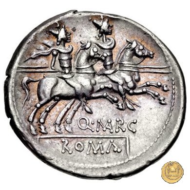 215/1 - denario Q. Marcius Libo 148 BC (Roma)