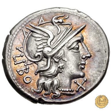 215/1 - denario Q. Marcius Libo 148 BC (Roma)