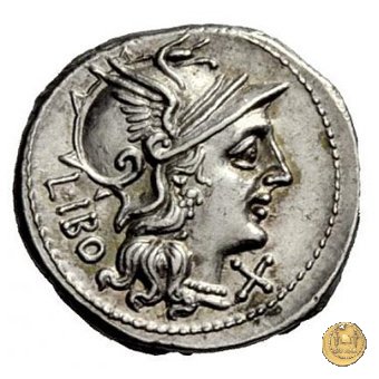 215/1 - denario Q. Marcius Libo 148 BC (Roma)