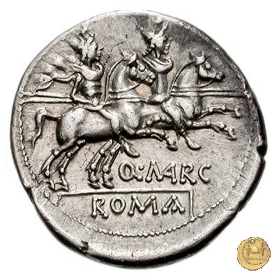 215/1 - denario Q. Marcius Libo 148 BC (Roma)