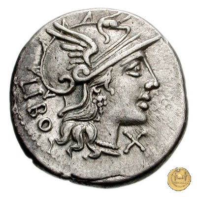 215/1 - denario Q. Marcius Libo 148 BC (Roma)