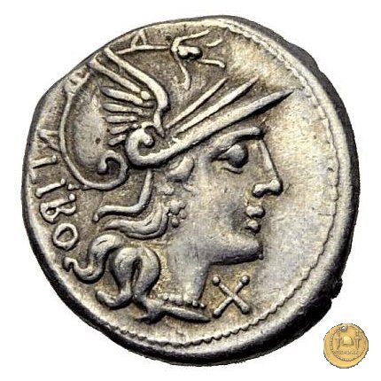 215/1 - denario Q. Marcius Libo 148 BC (Roma)