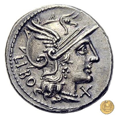 215/1 - denario Q. Marcius Libo 148 BC (Roma)