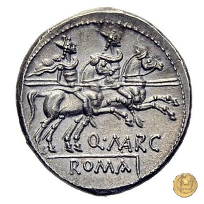 215/1 - denario Q. Marcius Libo 148 BC (Roma)